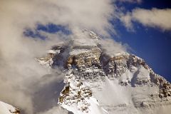 27 Mount Everest North Face Close Up From Hill Above Chinese Checkpoint Before Base Camp Afternoon.jpg
